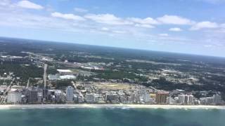 preview picture of video 'flight over Myrtle Beach Shock for $ 100'