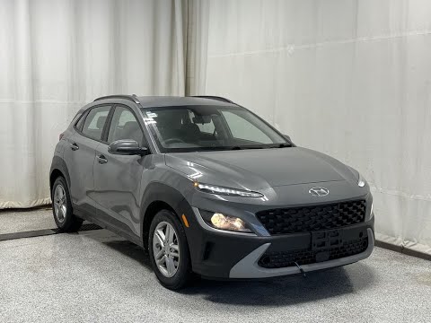 2022 Hyundai Kona 2.0L Essential FWD in Gray for sale at Park Mazda in Sherwood Park, AB