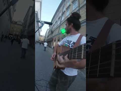 La Danza de Los Mirlos en Trieste! #cumbia #losmirlos #musicosargentinos #peru #guitarra #busker