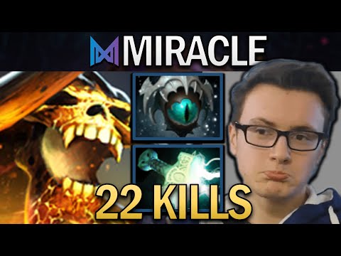 Clinkz Dota 2 7.32 Gameplay Nigma.Miracle with 22 Kills and Mjolnir - TI12