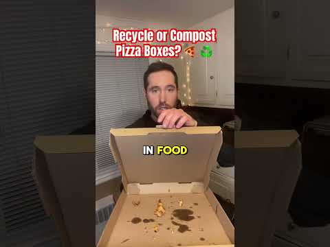 Recycle or Compost Pizza Boxes? 🍕 ♻️