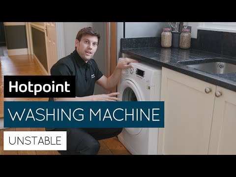 How to stop an unstable/wobbling washing machine | by Hotpoint