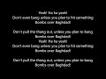 Outkast B O B Bombs Over Baghdad Lyrics Scrolling