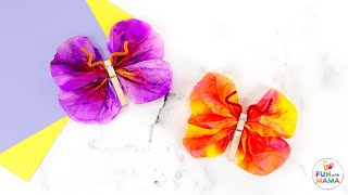 Coffee Filter Butterflies Craft
