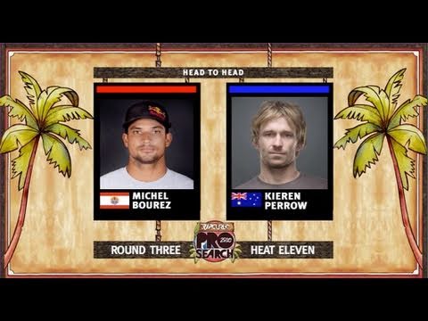 Round 3, Heat 11 - Michel Bourez vs Kieren Perrow