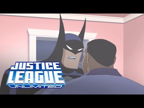 Batman meets Amanda Waller for the first time in her own house | Justice League Unlimited