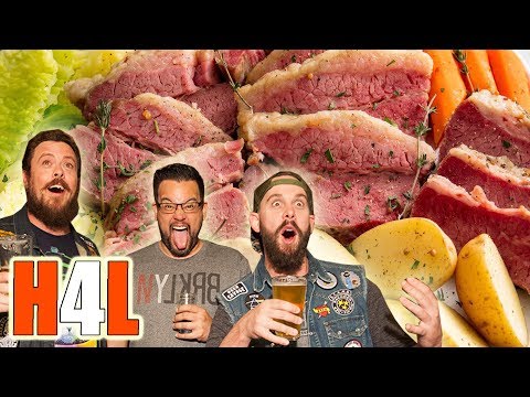 CORNED BEEF, CABBAGE, BACON! with BARREL AGED STOUT...