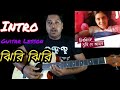 Jhiri Jhiri Guitar Intro | Chirodini Tumi Je Amar | Bangla Guitar Lesson, Tab