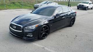 Dubsandtires.com 20 Inch Niche Verona M160 Black Rims Infiniti Q50 Q60 Q70 877-544-8473
