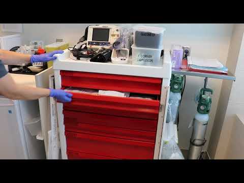 Part of a video titled Emergency Preparedness and Emergency Carts in Non-Hospital ...