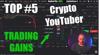 Top #5 YouTuber Live Crypto Trading Gains with Reactions!