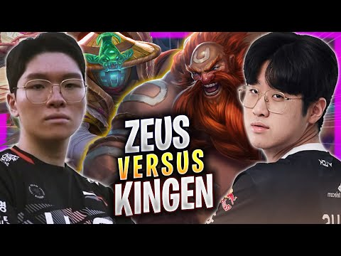 ZEUS vs KINGEN! - T1 Zeus Plays Gragas TOP vs HLE Kingen Jax! | Season 2023