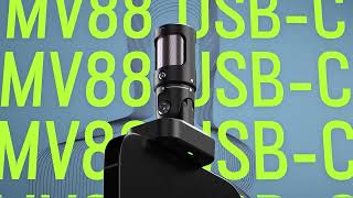Shure MV88 USB-C Stereo Microphone For iPhone or Android Mobile Phones
