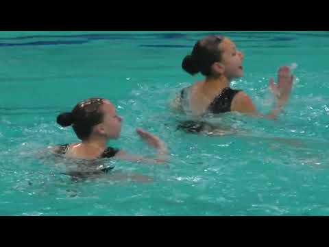 Artistic Swimming 2025 Duet Free 12 and under 1.