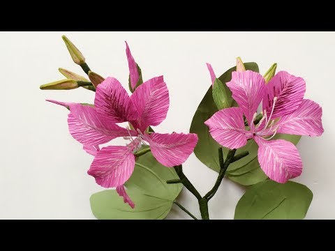 ABC TV | How To Make  Butterfly Tree Paper Flower From Crepe Paper - Craft Tutorial