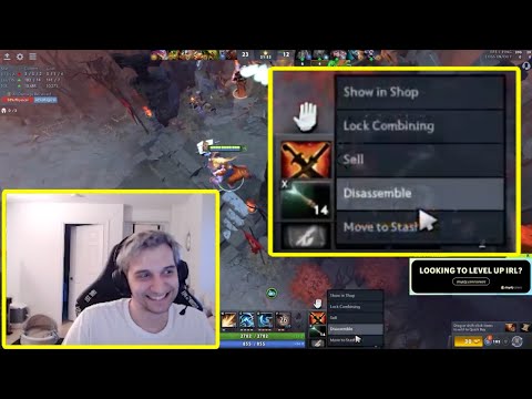 Arteezy Shows New Disassemble Item Trick