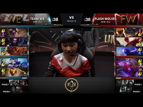 WE 957 Kled VS  FW MMD Rumble  Highlights   2017 MSI Group Stage D1 WE vs Flash Wolves