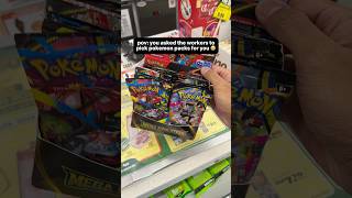 pov: you asked the workers to pick pokemon packs for you 5 #pokemon #pokemontcg #pokemoncards