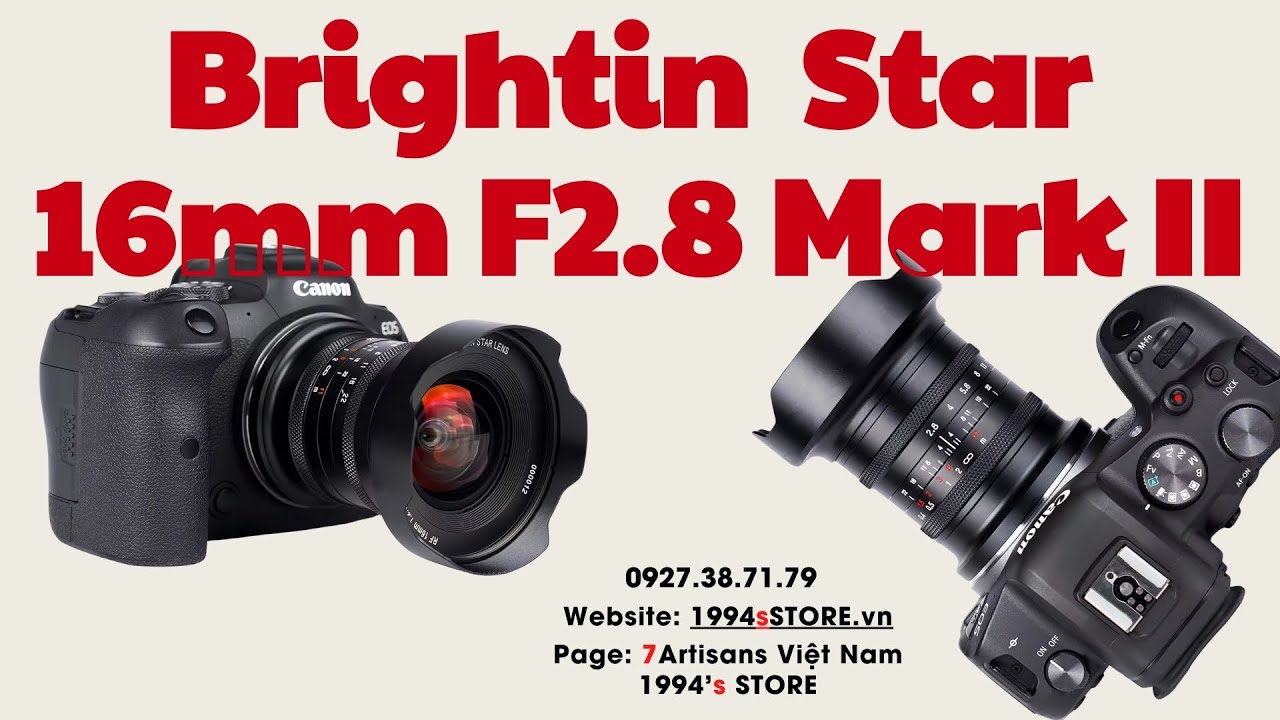 Video Ống kính Brightin Star 16mm F2.8 Ultra Wide Full-frame