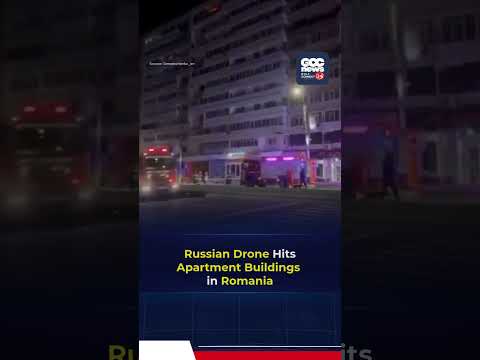 Russian Drone Hits Romanian Apartment Building Near Ukraine Border