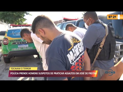 Polícia prende grupo de suspeitos de cometer assaltos em José de Freitas 27 05 2021