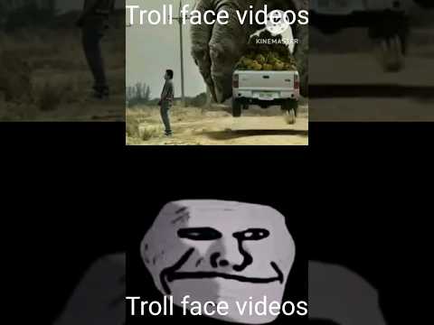 Gorilla vs gorilla baby vs man troll face video#short#viral#trollface
