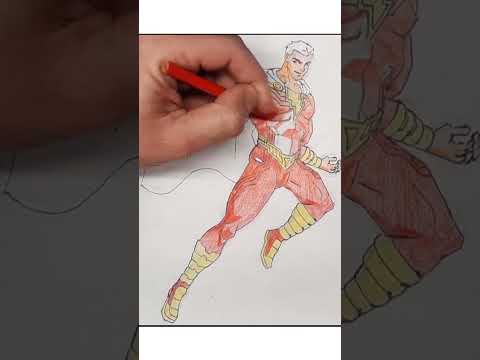 DRAWING SHAZAM PART5 COLORING