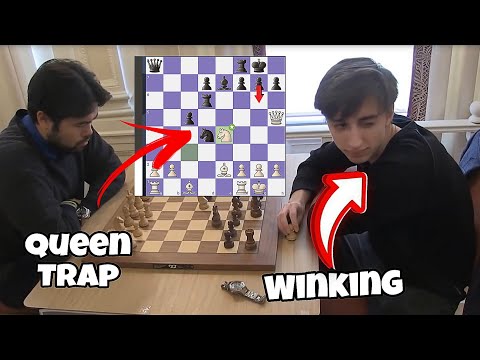 Can Dubov Trap Hikaru's Queen in Tal Memorial Blitz 2019?