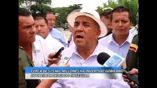 preview picture of video 'Cerca de $15000 Millones ha invertido gobierno de Ubeimar Delgado en Sevilla'