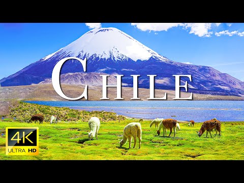 FLYING OVER CHILE (4K UHD) Relaxing Music Along With Beautiful Nature Videos (4K Video Ultra HD)