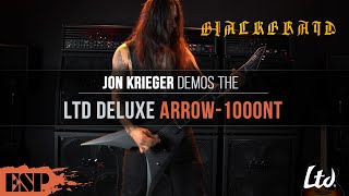 Video thumbnail for Jon Krieger (Blackbraid) on the LTD Deluxe Arrow-1000NT | ESP Guitars by ESP Guitars USA