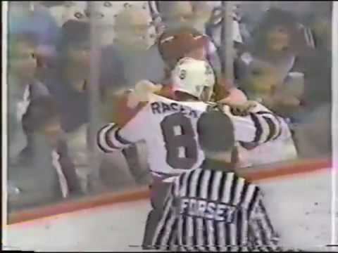 Bob Probert vs Curt Fraser Round 2