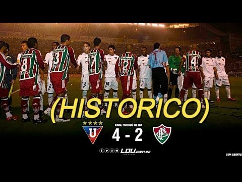LIGA DE QUITO VS FLUMINENSE 4-2 IDA FINAL COPA LIBERTADORES 2008