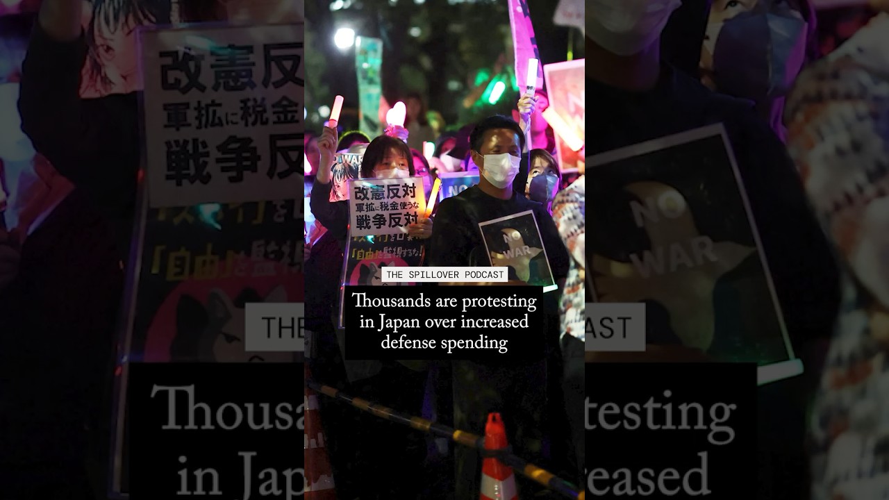 Thousands are protesting in Japan over increased defense spending