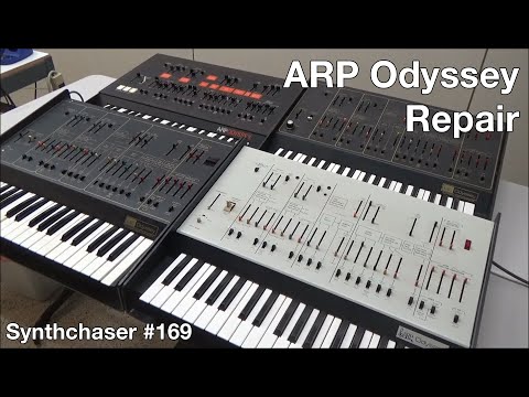 Quadruple ARP Odyssey Synthesizer Repair - Part 1 - Differences & Teardown - Synthchaser #169