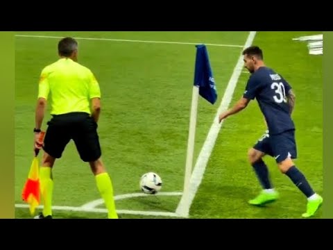 Leo Messi Corner Kick vs Montpellier 🔥😎
