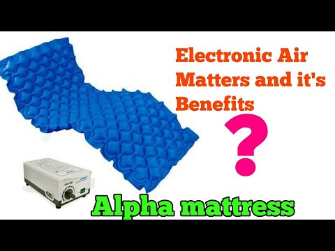 Air mattress anti decubitus use full guide in hindi/ alpha a...