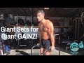 GIANT SETS FOR GINORMOUS GAINZ! | BJ Gaddour Upper Body Muscle Building Workout