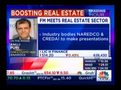 ANAROCK Chairman, Anuj Puri, on the realty sector's problems
