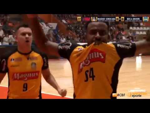 Magnus 4 vs 3 Boca Juniors Copa Libertadores de futsal 2018 Quarter Finals