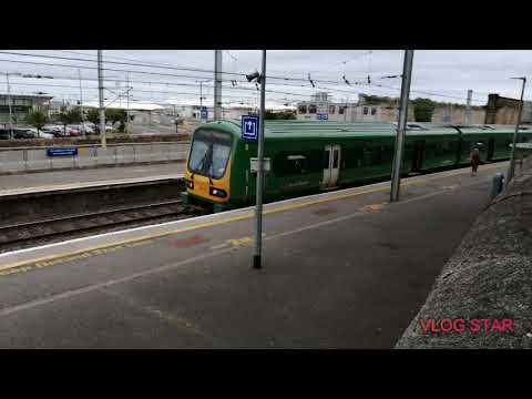 Irish Rail IE29000 CLASS Commuter on an InterCity route, at Dun Laoghaire
