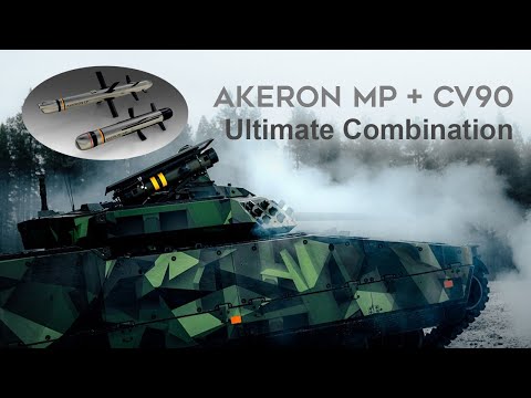 AKERON MP Missile Mounted on CV90 IFV: More Firepower