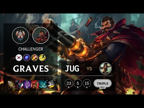 Graves Jungle vs Nidalee - KR Challenger Patch 10.19