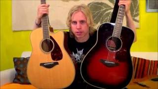 Video thumbnail for Yamaha FGX720SCA VS FG730S VS Landola C100 by Tuomas Kokkonen Music