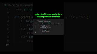 Enforce Exact String Values in Python Types  #pythonprogramming #pythontips #coding #python