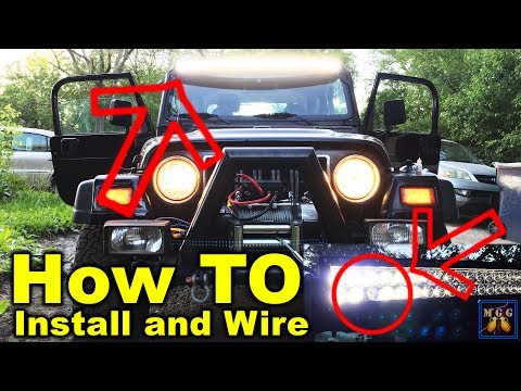 Install 50 Inch LED Lightbar on a Jeep Wrangler TJ - How To
