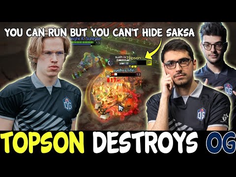 OG.Topson vs OG.Team | Bounty Hunter MID | Dota 2 Pro Players Clips