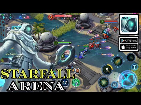Starfall Arena Gameplay New Best MOBA Game 5v5 Early Access For Android/ios 2023