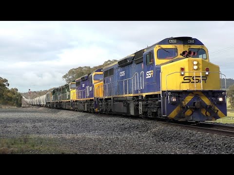 Some drought relief SG grain trains.