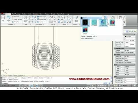 AutoCAD Tutorial Circle Command 3 Point 2 Point Tan Tan Radius Tangent Circles